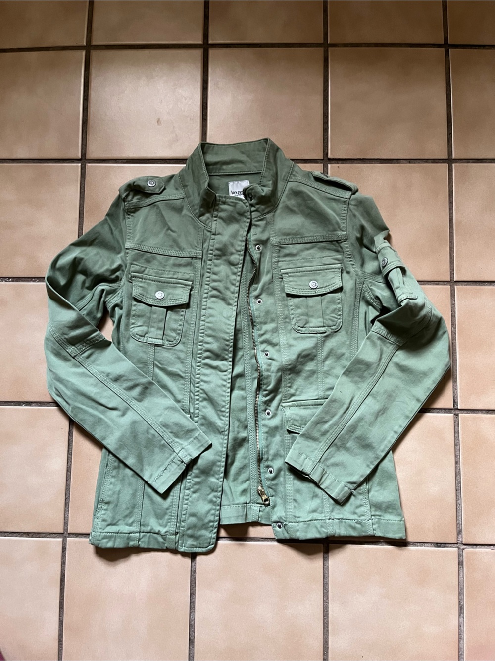 H&M  Green Military-Style Jacket